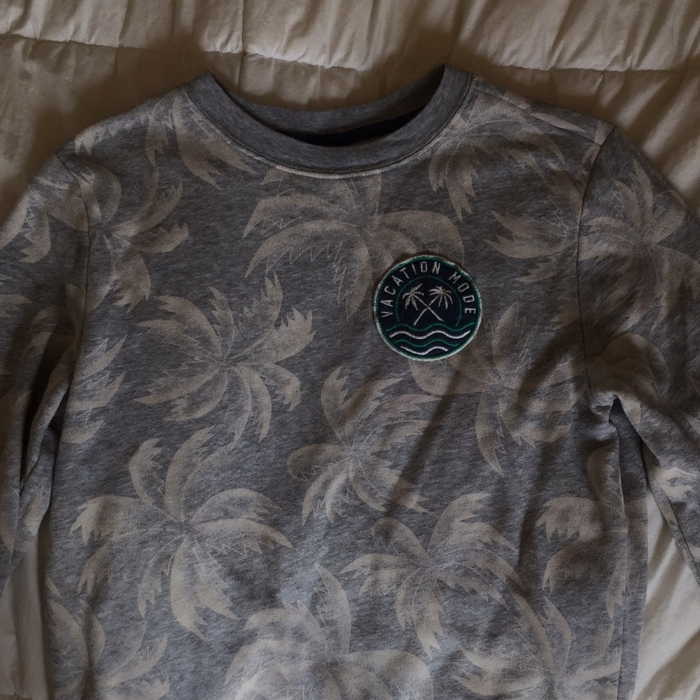 Palm tree sweatshirt